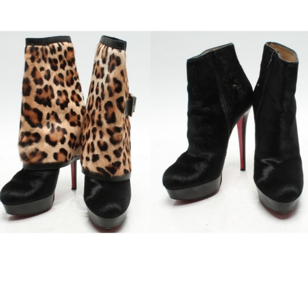 RARE Loubs Platform Booties/Ankle Boots 🔥